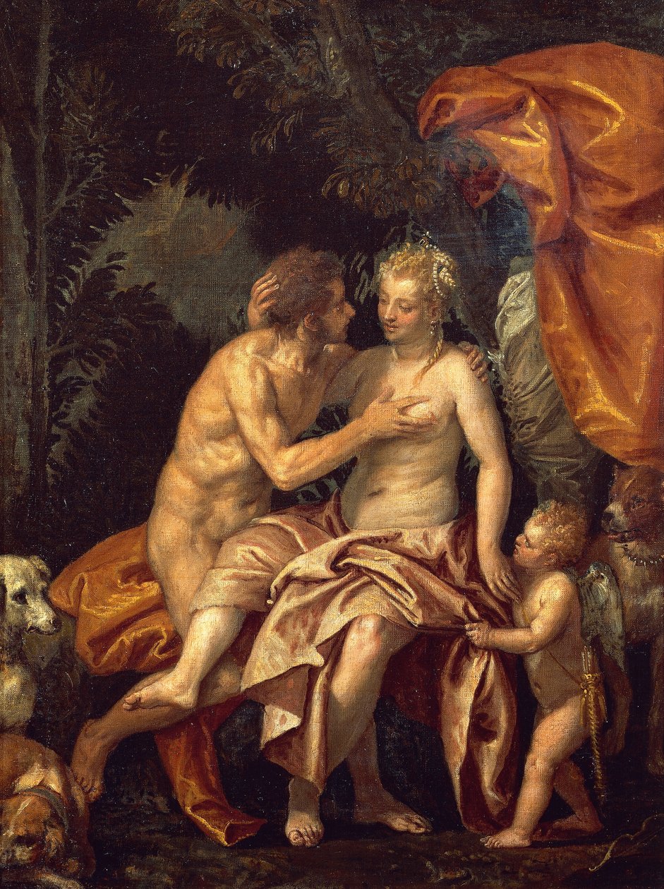 Venüs ve Adonis by Veronese