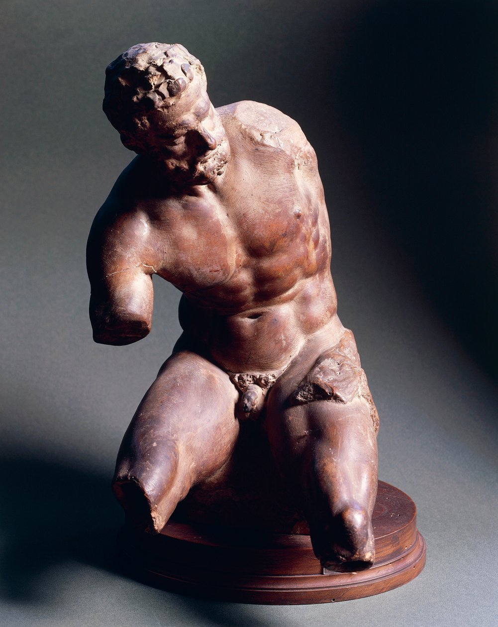 Çıplak erkek, yaklaşık 1572, Giambologna (1529-1608), pişmiş toprak heykel, 38,5 cm by Giambologna