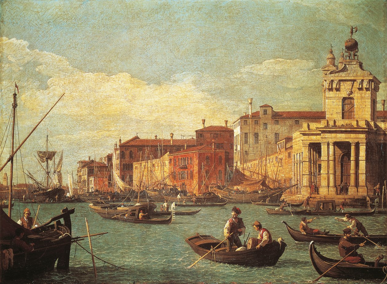 Gümrük Evi ve Giudecca Kanalı by (1697 1768) Canaletto