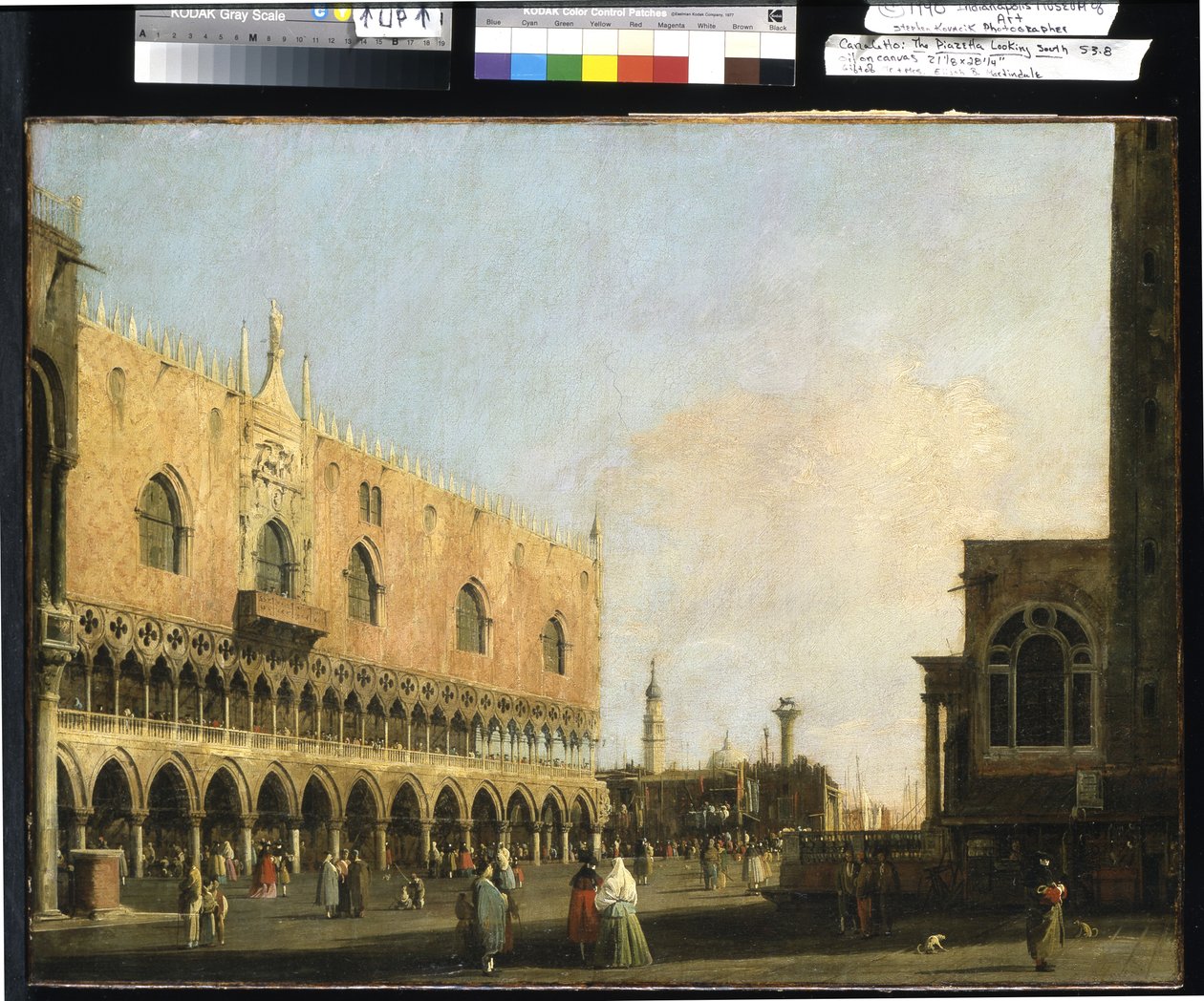 Güneye Bakan Piazzetta San Marco'nun Görünümü (tuval üzerine yağlı boya) by (1697 1768) Canaletto
