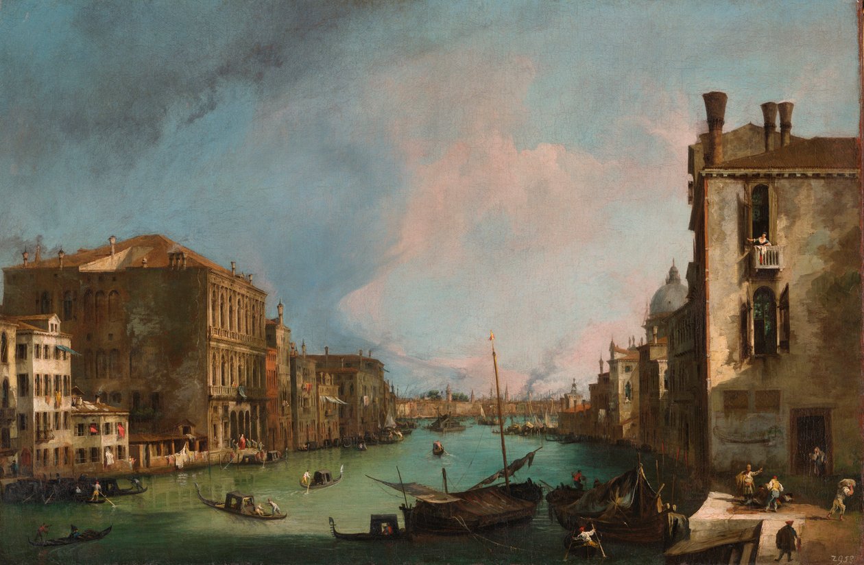 ""Le grand Canal a Venise, Italie" (Venedik