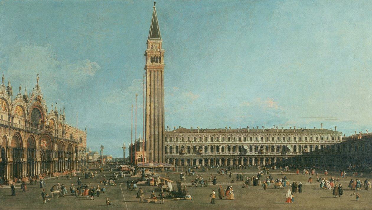 San Marco Meydanı by Canaletto