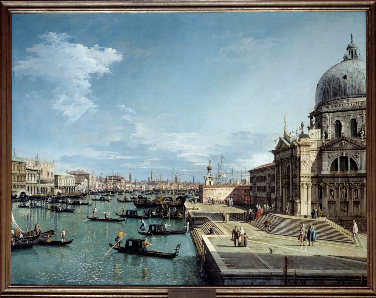 Antonio Canal dit Canaletto (1697-1768) 18. yüzyıl güneşi tarafından Venedik
