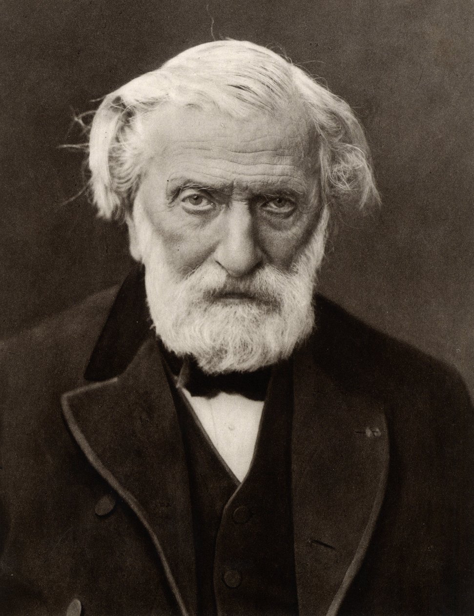 (Charles Louis) Ambroise Thomas (1811-1896) Fransız besteci ve 1871'den Paris Konservatuarı Direktörü (s/b fotoğraf) by (1820 1910) Nadar