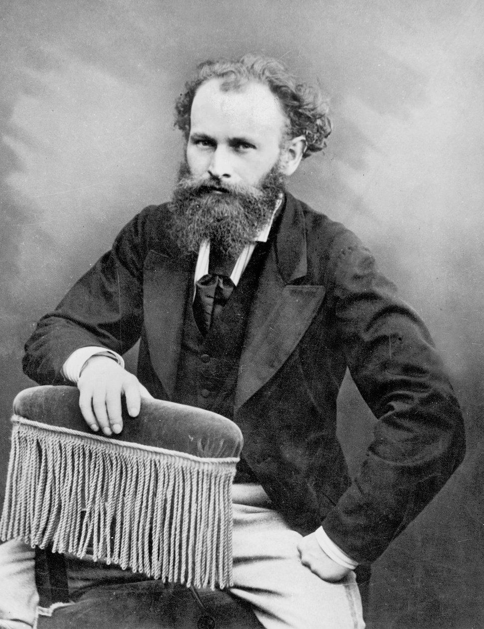 Edouard Manet, yak. 1875 (s/b fotoğraf) by (1820 1910) Nadar