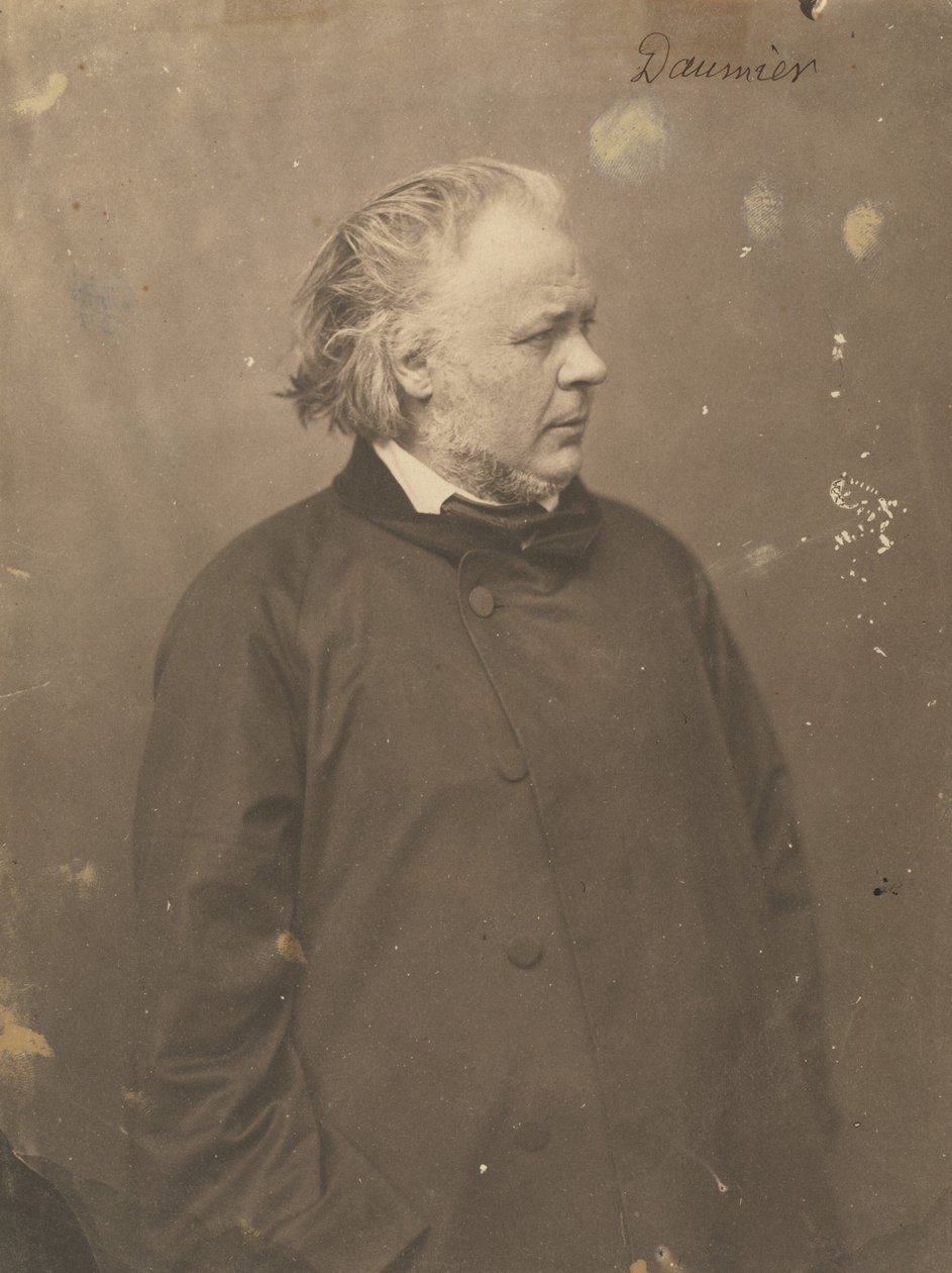 Honoré Daumier,1856/1858 (fotoğraf) by (1820-1910) Nadar