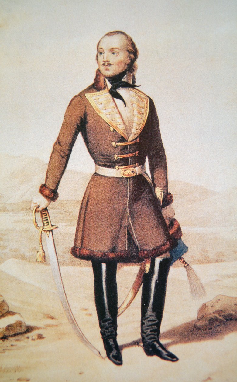 Kont Casimir Pulaski (renkli taş) by (after) American School