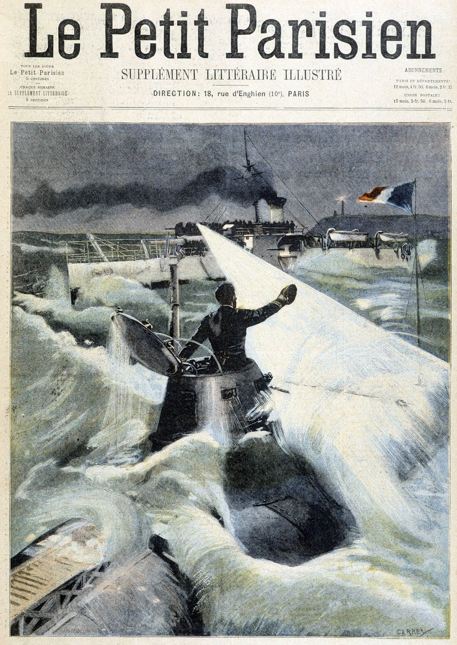 “” Le Morse”” denizaltı deneyimi - 11/08/1901