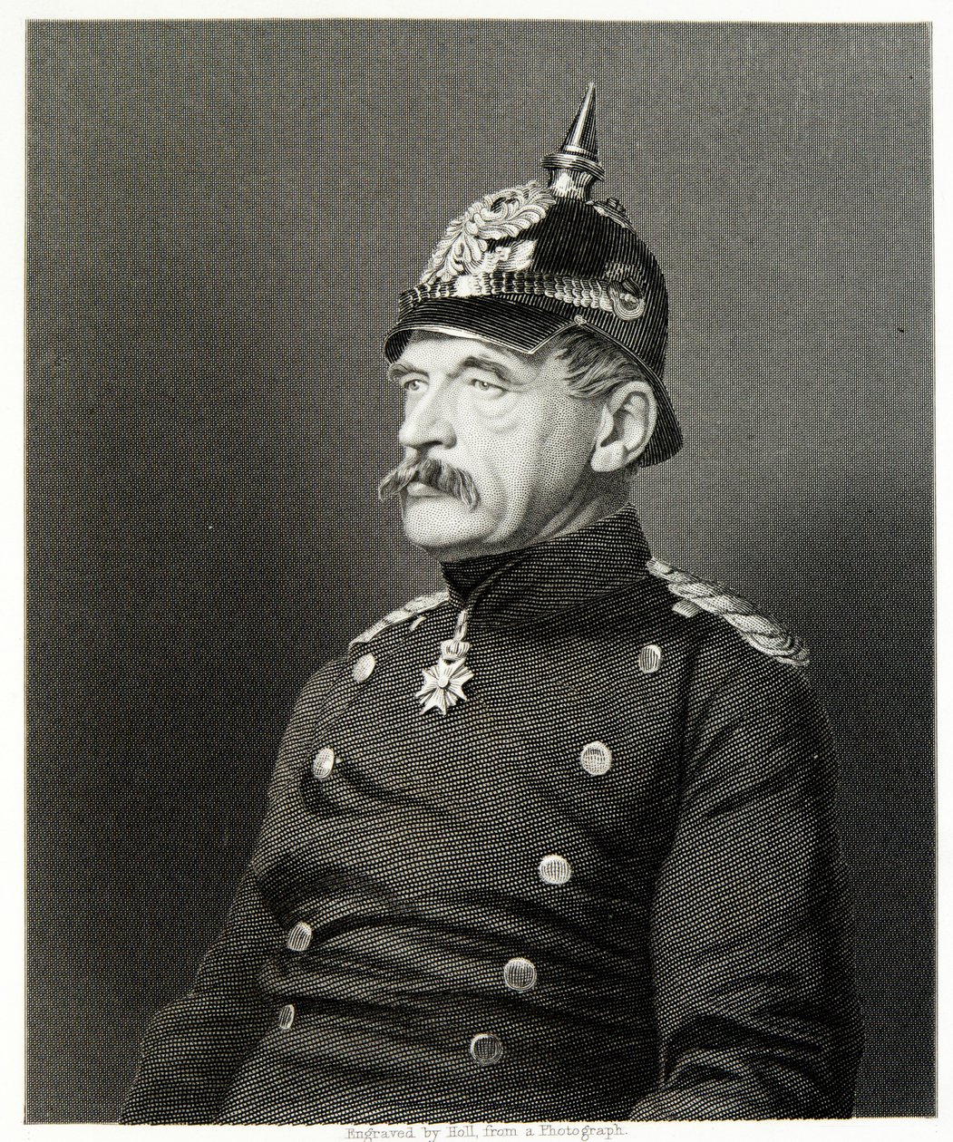 Albrecht von Roon (gravür) by (after) English photographer