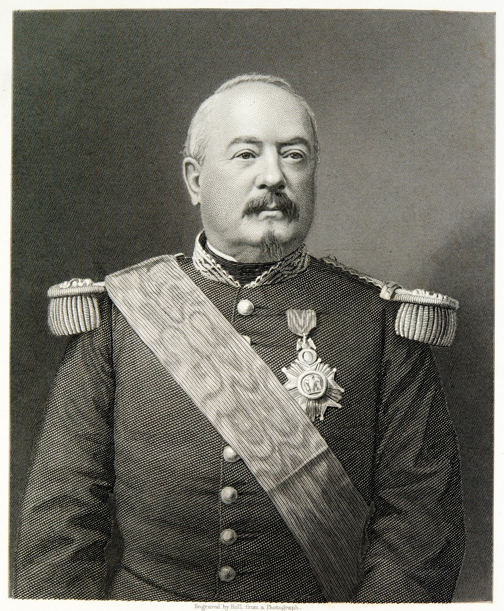 Mareşal Bazaine (gravür) by (after) English photographer