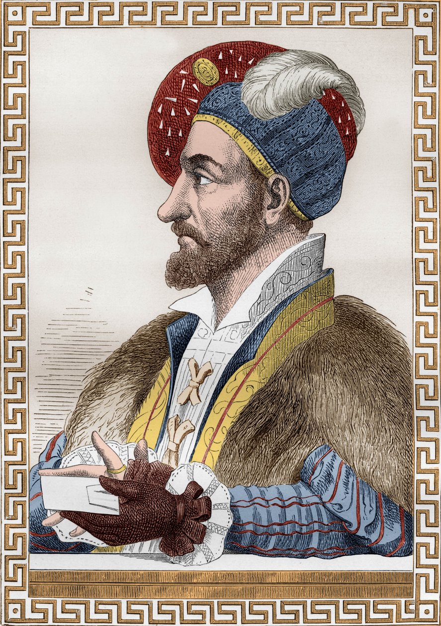 1515-1521'de Fransa'nın Connetable of Bourbon (1490-1527) olarak bilinen Bourbon Dükü III. by (after) French School