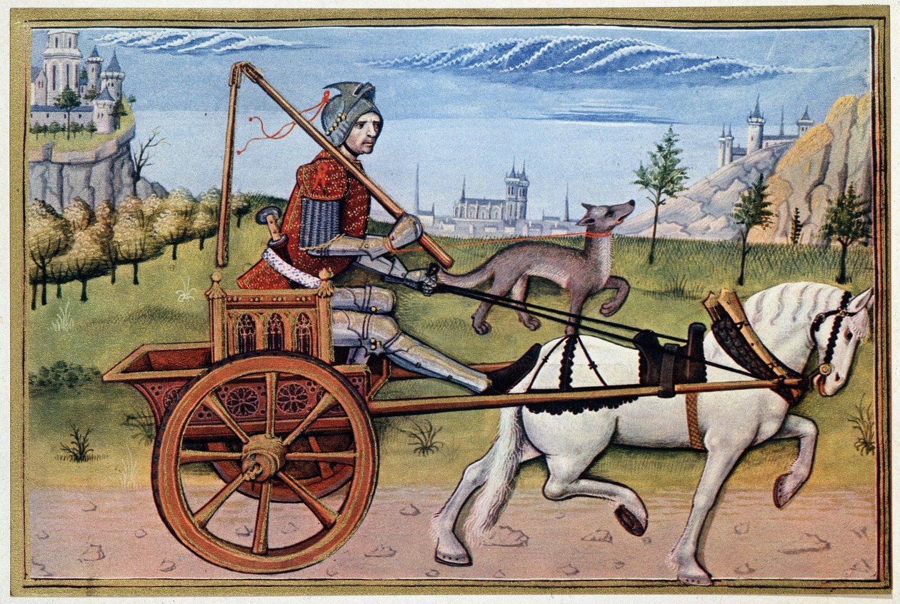 Bir tankta Mars - 15. yüzyıldan kalma bir aydınlatmaya dayalı by (after) French School