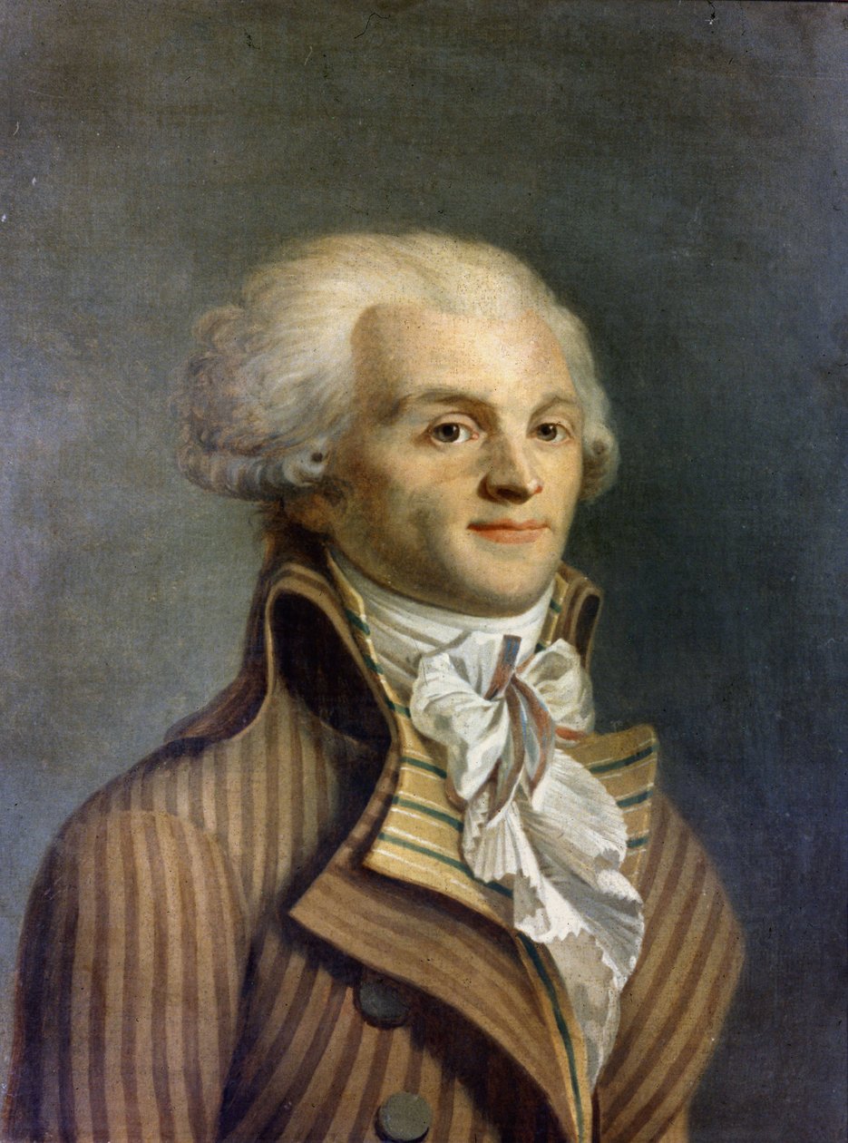 Robespierre (1758-1794), Fransız politikacı tarafından Maximilian Marie Isidore'un portresi. by (after) French School