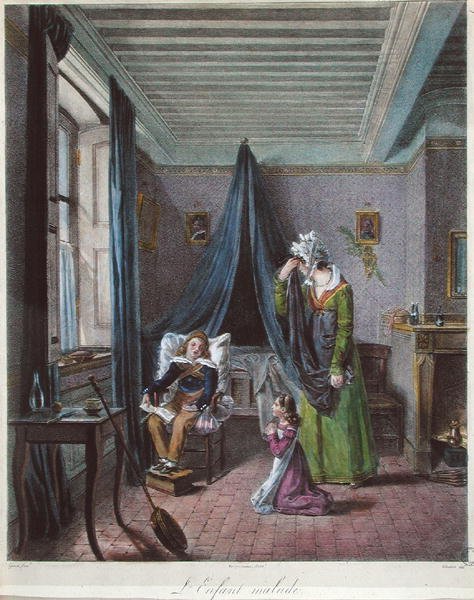 Hasta Çocuk, c.1820 (renkli taş) by (after) Genot