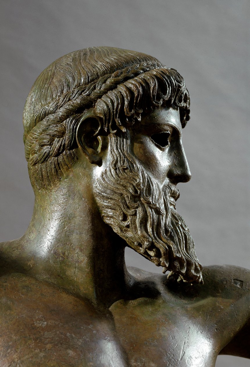 Yunan Sanatı: “” Poseidon”” (veya Zeus) Detayı. Artemision Burnu