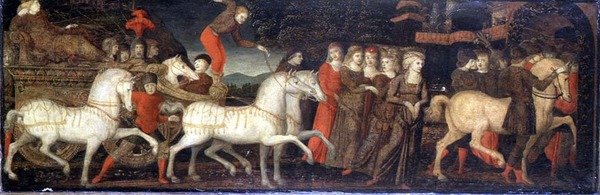 Bir Zafer Alayı - cassone paneli by (attr. to) Master of Stratonice