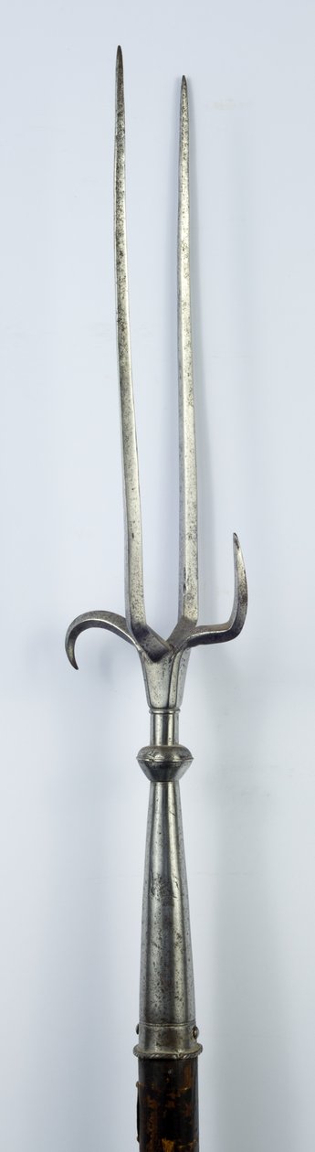 Askeri Çatal, c.1600 (restore edilmiş ahşap ile demir) by (attr.to) Italian School