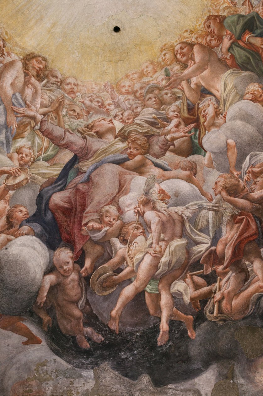 Adem ile Havva arasındaki Bakire, detay 3660852 by (c.1489 1534) Correggio