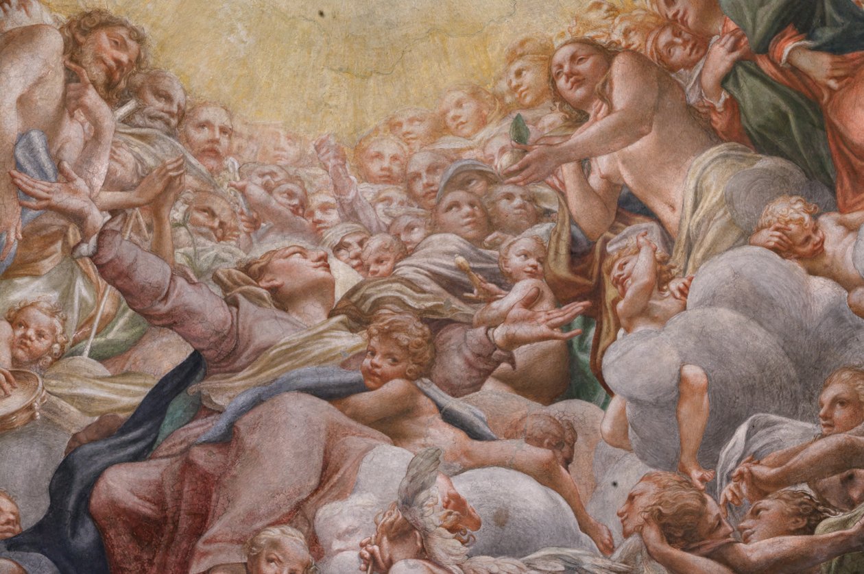 Adem ve Havva arasındaki Bakire, detay 3660852 by (c.1489 1534) Correggio