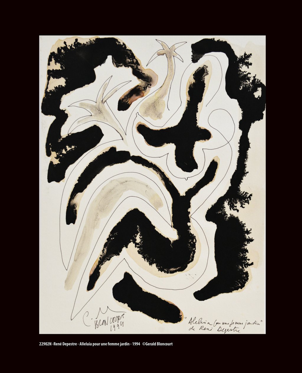 22902N -Rene Depestre - Kadın Bahçesi için Alleluia - 1994 by Unknown