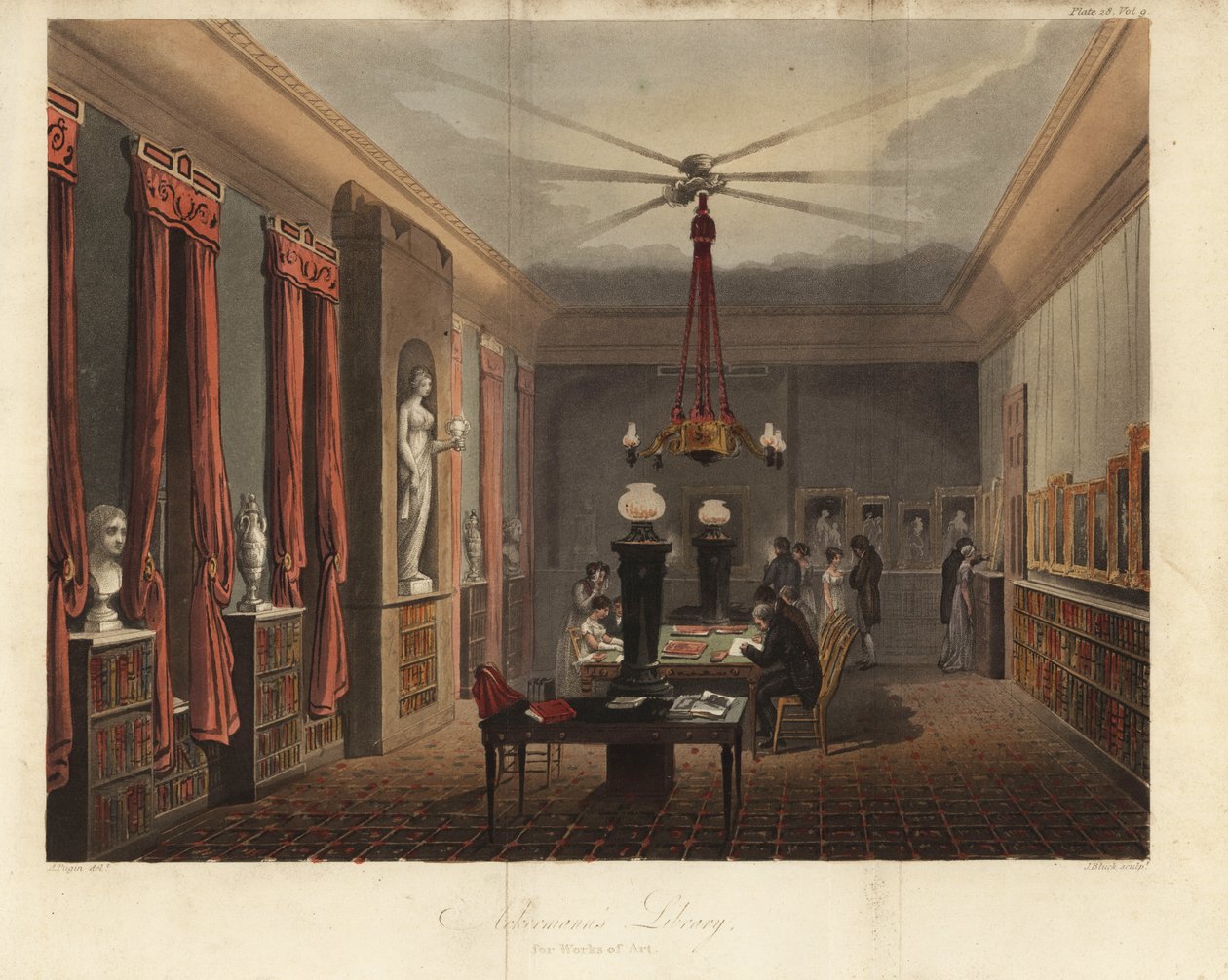 Ackermanns Sanat Eserleri Kütüphanesi, 101 The Strand, Londra by Unknown