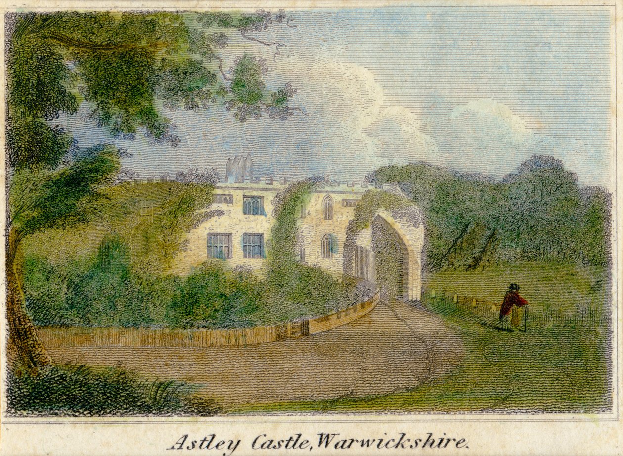 Astley Kalesi, Warwickshire, 1830 dolayları by Unknown