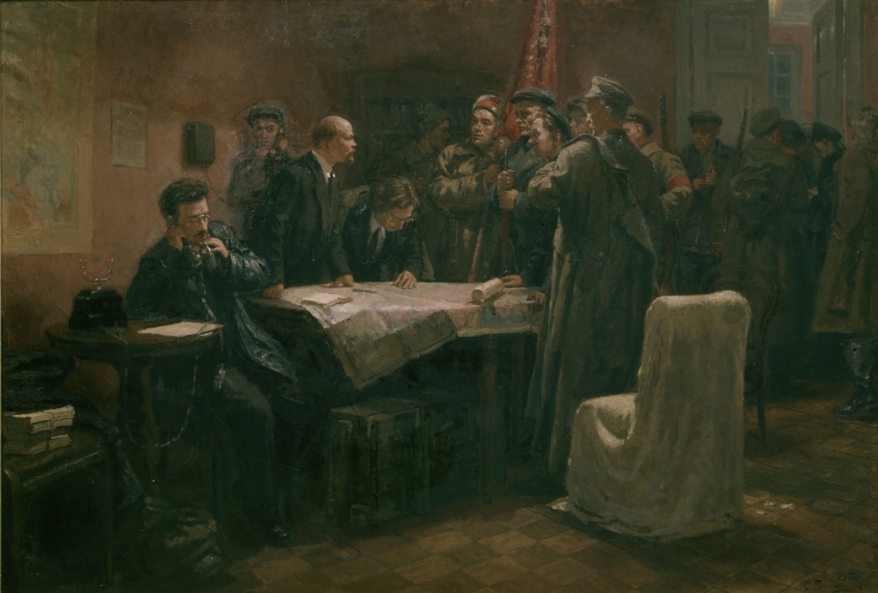 Before the Assault by S, P, Viktorov, 25 Ekim 1917. by Unknown