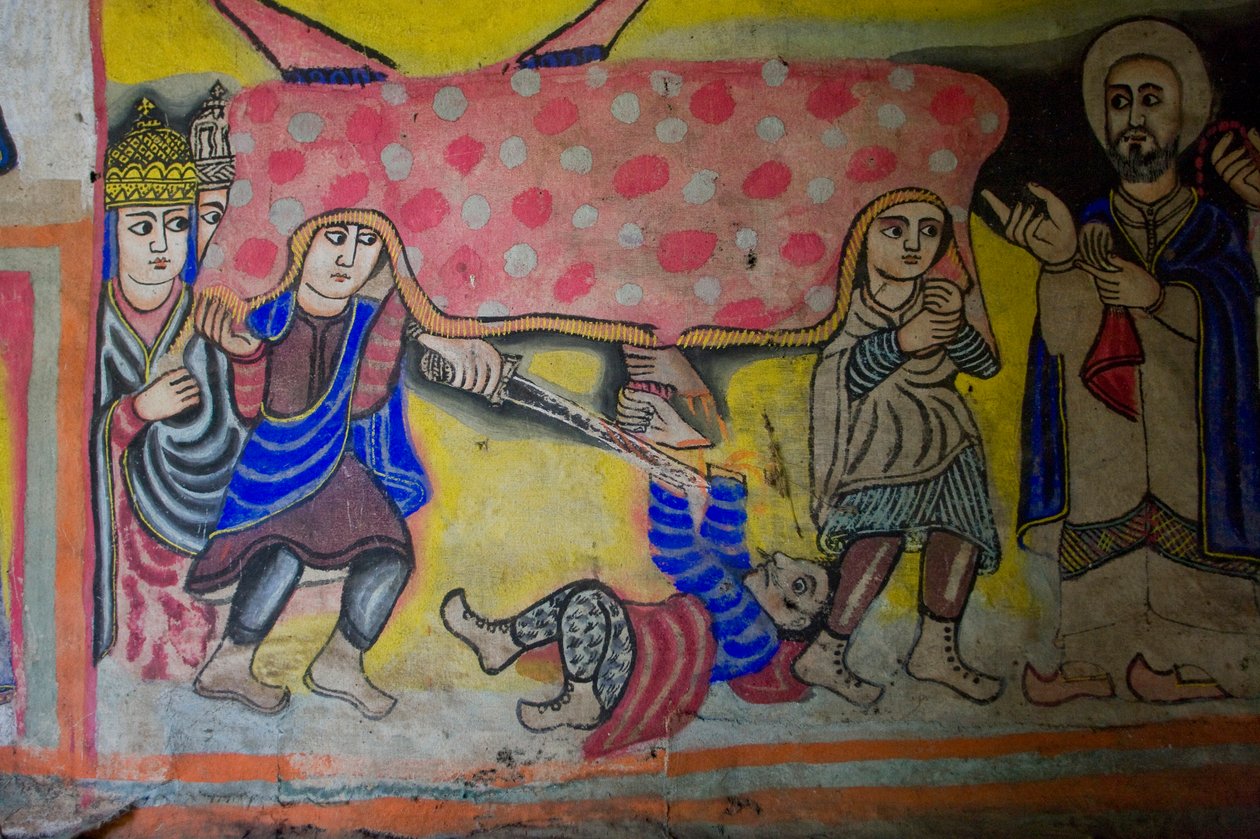 Debir Sina Mary Kilisesi, Gorgora, Tana Gölü, Etiyopya, Afrika by Unknown