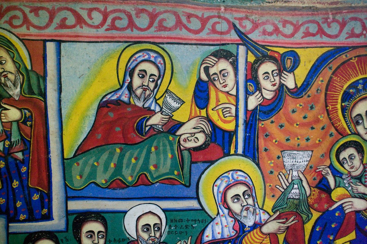 Debir Sina Mary Kilisesi, Gorgora, Tana Gölü, Etiyopya, Afrika by Unknown