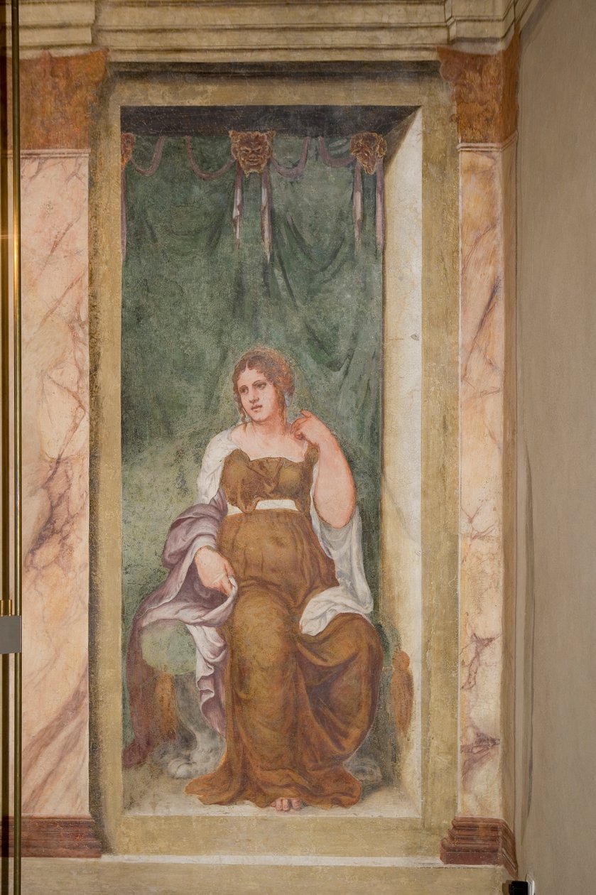 Fresk, Villa dei Vescovi, Luvigliano, Veneto, İtalya by Unknown
