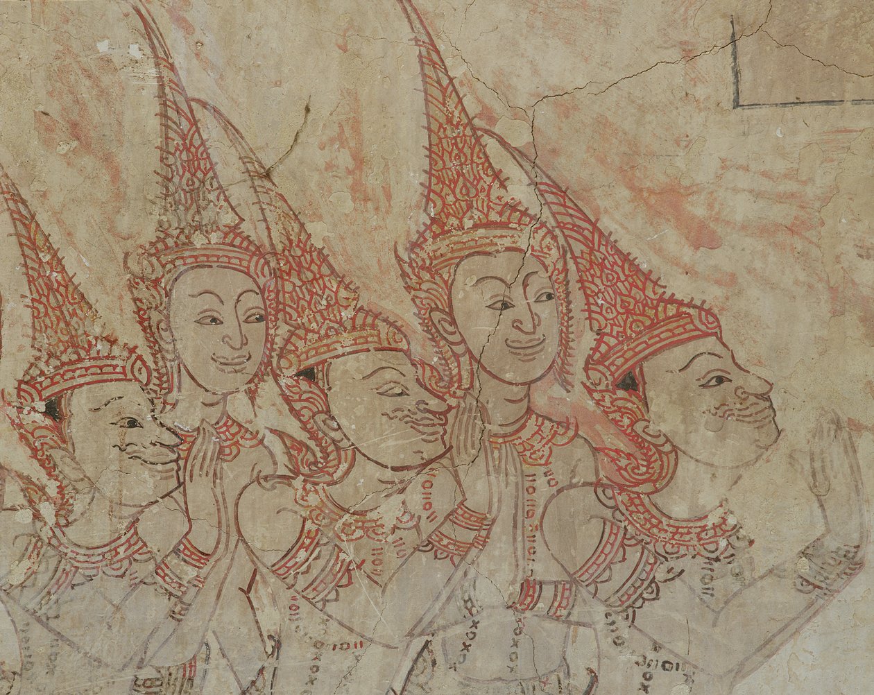 Fresk detayı, Wat Compuwek, Nonthaburi by Unknown