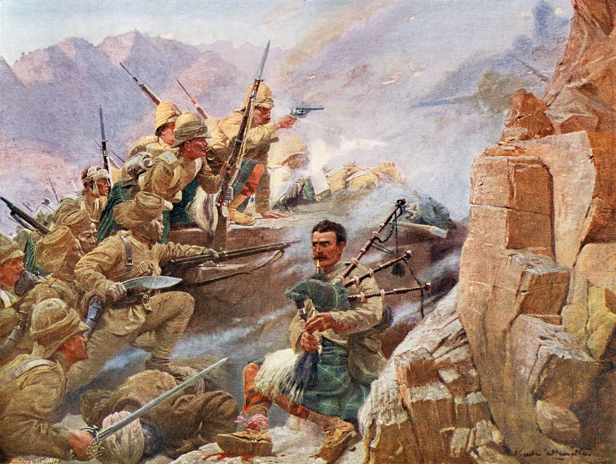 Gurkhas, Kukri veya khukuri ile silahlanmış, içe doğru kavisli bir bıçağı olan bir Nepal bıçağı ve 1897