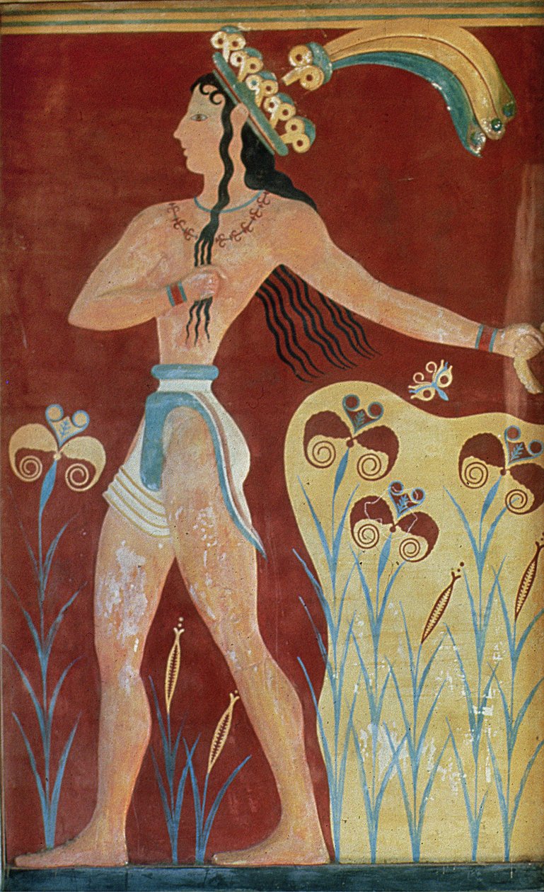 Kral-Rahip veya Zambaklar ile Prens, Knossos Sarayı