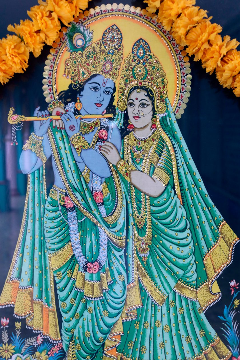 Krishna & Radha, Sri Thande Yuttapani Tapınağı, Ho Chi Minh Şehri, Vietnam by Unknown