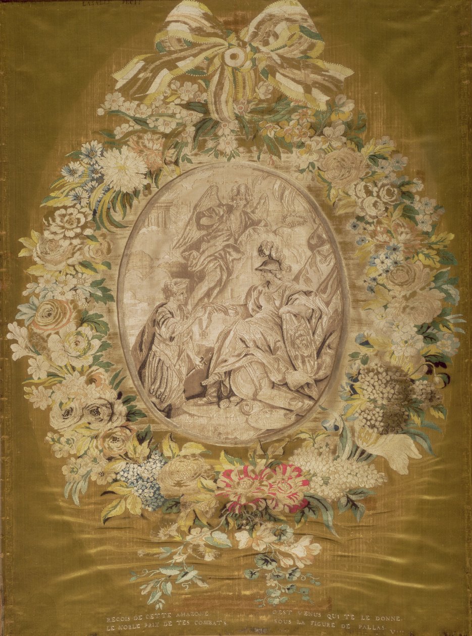 Pernon Fabrikası için Philippe de Lasalle (1723-1804), Lyons, 1770-1 (ipek, saten dokuma) by Unknown