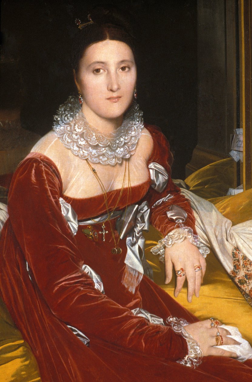 Loire Atlantique N * 096 - referans Daf N * 900820368 - NantesMusee des Beaux Arts - “” Madame de Senonnes ”” (Marie Genevieve Marguerite Marcoz, Senonnes Viscount of Senonnes, 1783-1828) - Jean Auguste Domin by Unknown