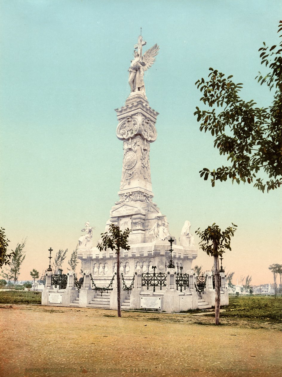 İtfaiyeciler Anıtı, Kolon Mezarlığı, Havana, 1900 by Unknown