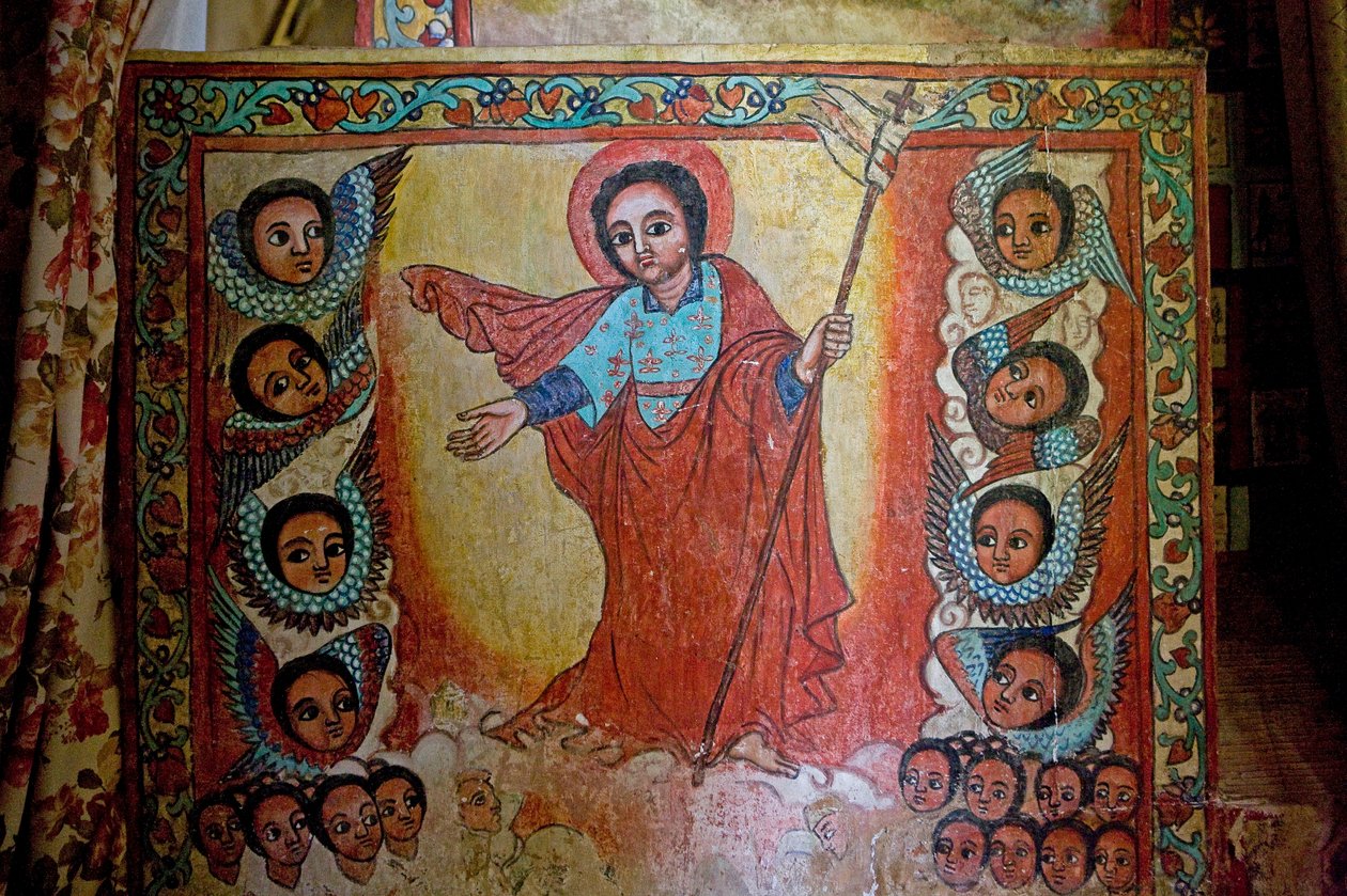 Narga Selassie Hristiyan Kilisesi, Dek Adası, Tana Gölü, Gondar Bölgesi, Etiyopya, Afrika by Unknown