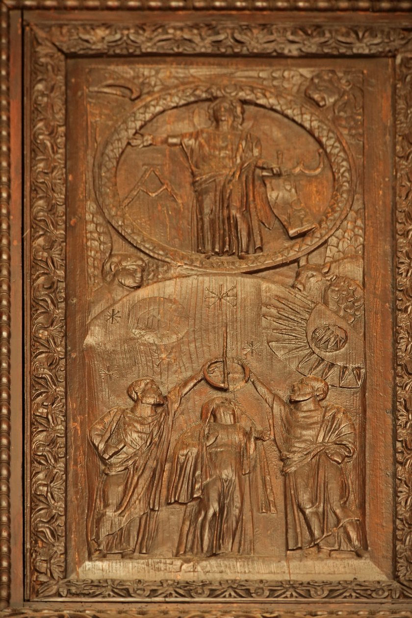 5C kapısından panel: Yükselmiş Mesih - Parousia by Unknown