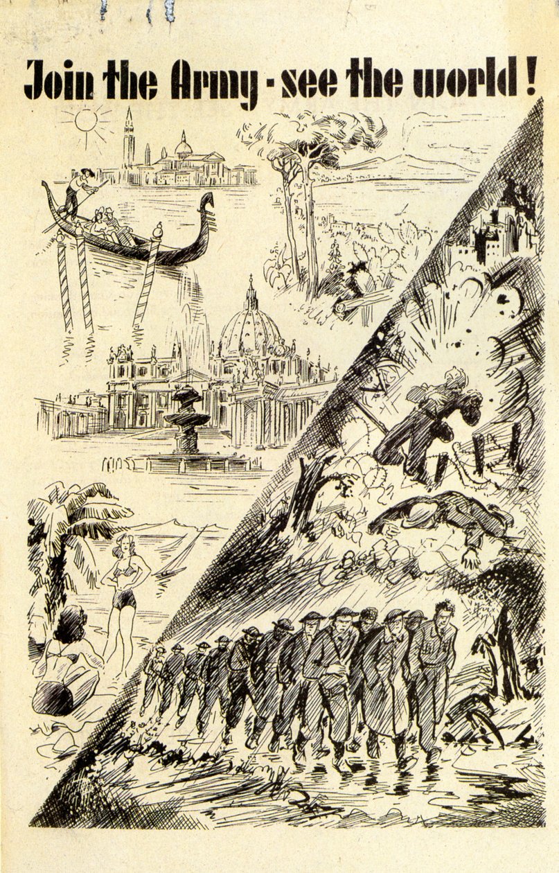 Propaganda. Orduya katılın - dünyayı görün! 1940 by Unknown