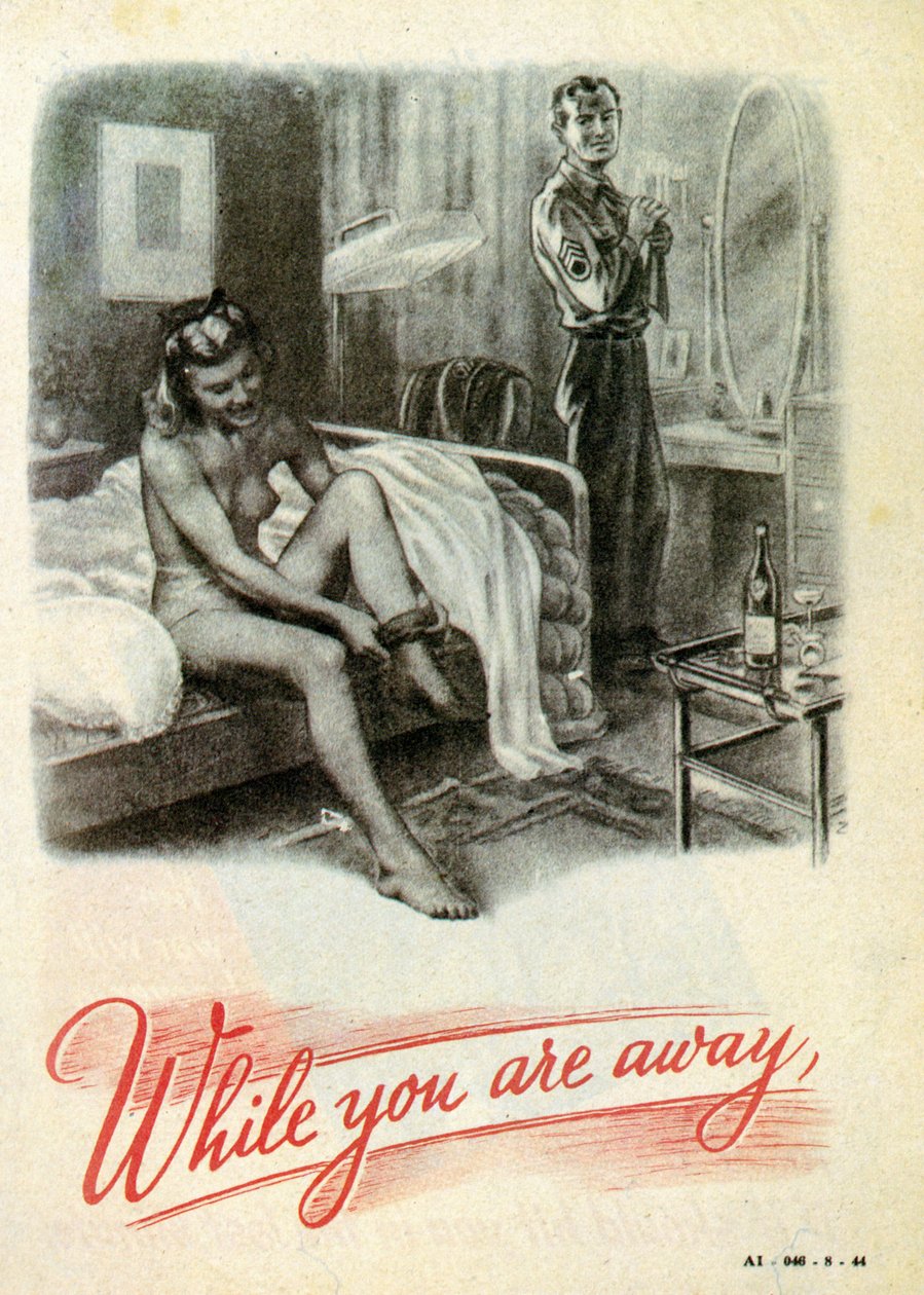 İngilizlere karşı ironik propaganda. Sen uzaktayken. 1940 by Unknown