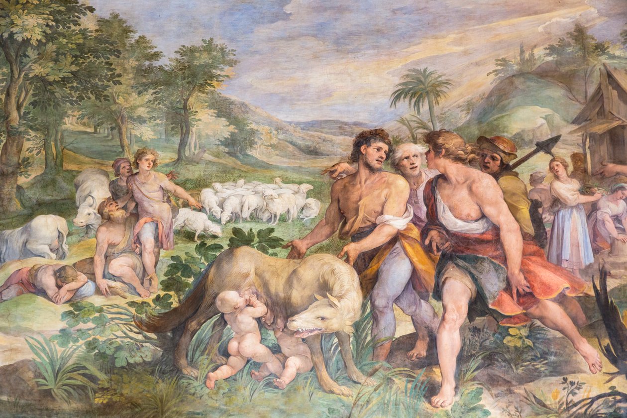 Romulus ve Remus, Roma, İtalya by Unknown