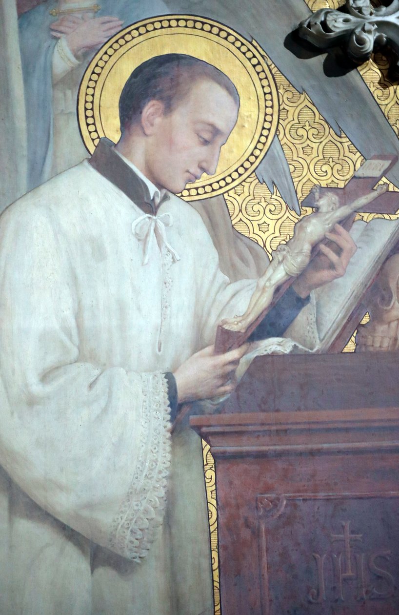 Saint Nizier Kilisesi, Saint Aloysius de Gonzaga, Claudius Barrot (1845-1908), Lyon, Fransa by Unknown