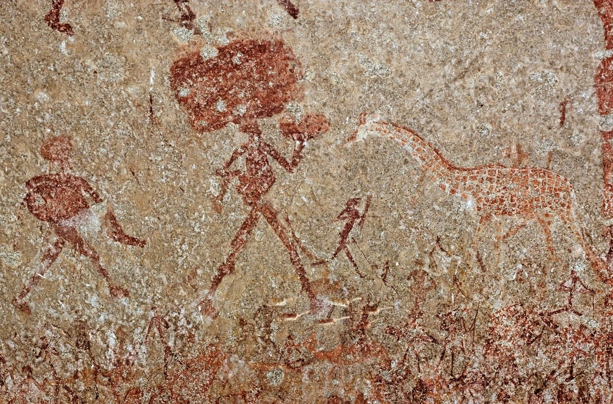 San (çalılar) boyama, Güney Afrika by Unknown