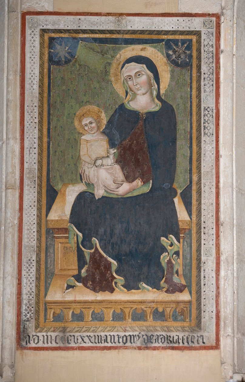St. Maria Arabona Kilisesi, Monopello, Abruzzo, İtalya by Unknown