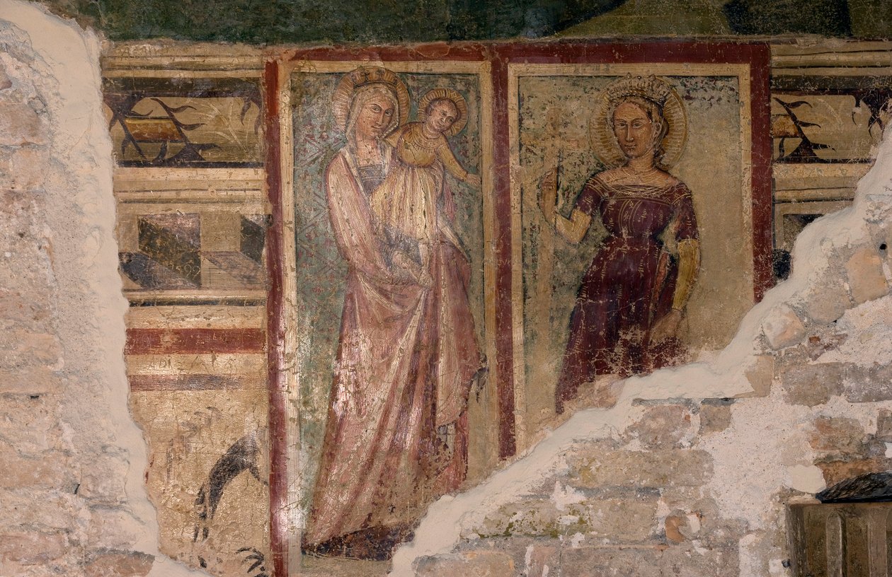 Piyano kilisesindeki St. Maria, Loreto Aprutino, Abruzzo, İtalya, by Unknown