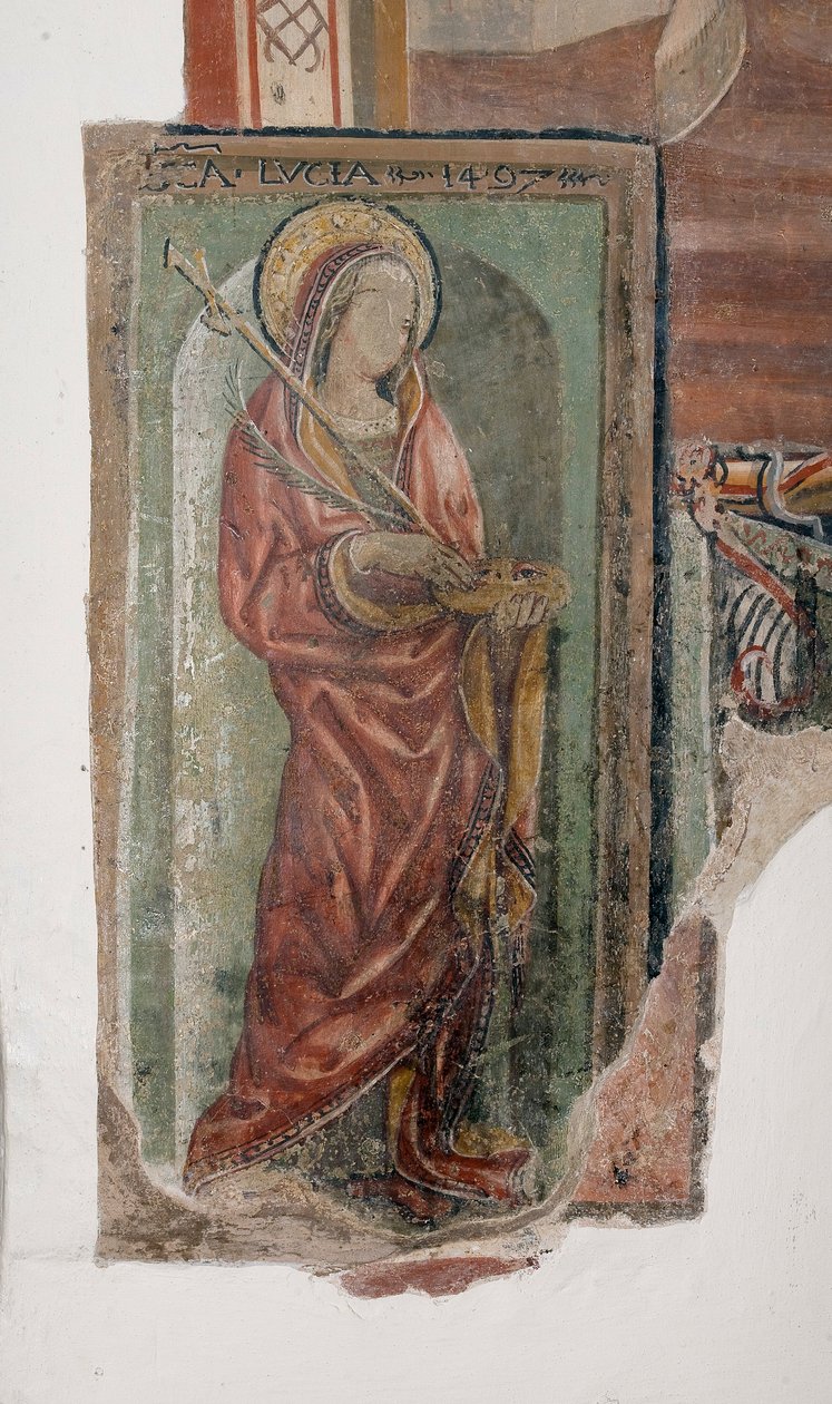 Piyano kilisesindeki St. Maria, Loreto Aprutino, Abruzzo, İtalya, by Unknown