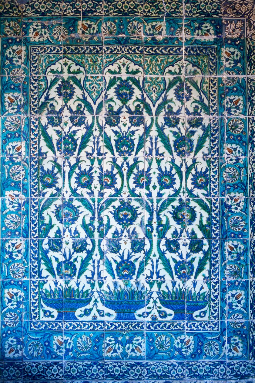 Türkiye, İstanbul, Topkapı Sarayı, İznik çinileri by Unknown