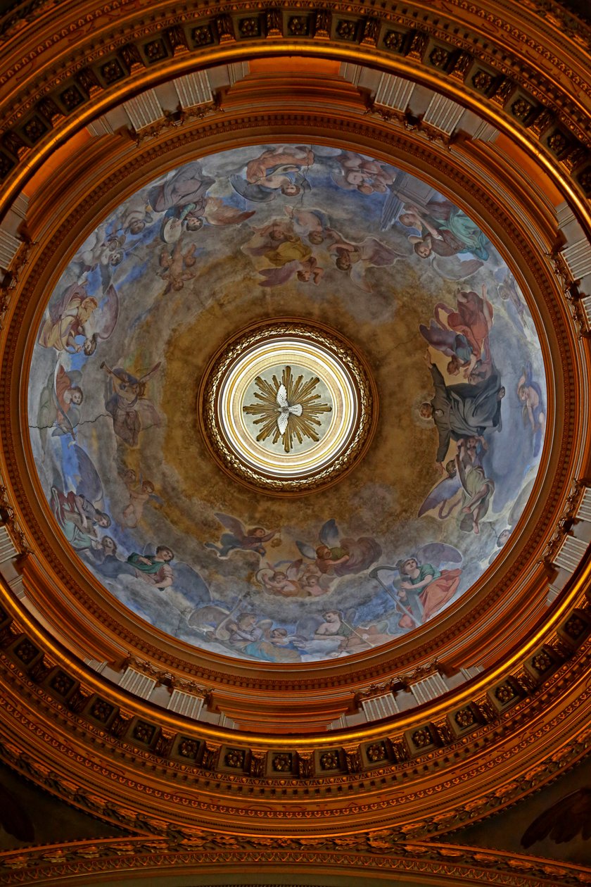 Kubbenin görünümü, Santi Giovanni e Paolo, Roma, İtalya by Unknown