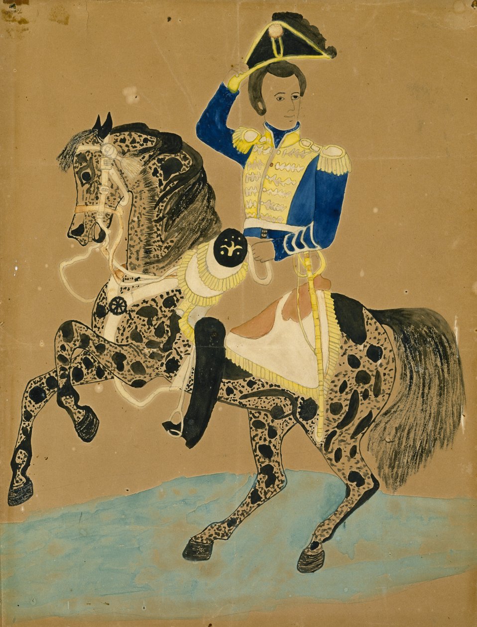 Andrew Jackson, c. 1800-1850 (kağıt üzerine sulu boya) by American School